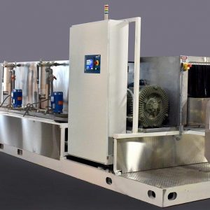 20 Inch Conveyor Parts Washer with Pre-Washing, Washing, Rinsing, and Drying Stages