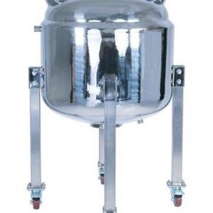 150L 304SS Jacketed Collection and Storage Vessel with Locking Casters