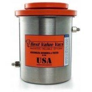 1.5 Gallon Cold Trap (2QT Tank) Dry Ice, Liquid Nitrogen