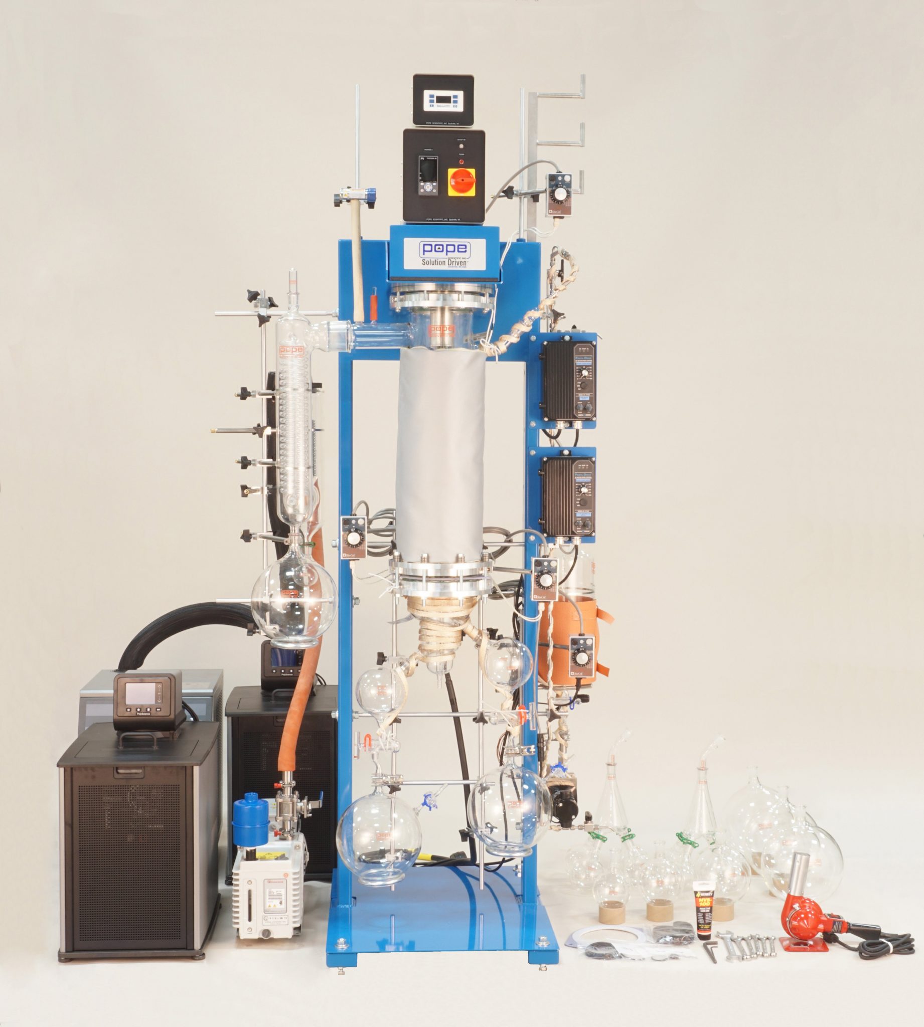 Pope 6″ Wiped Film Distillation System Scientific Solutions