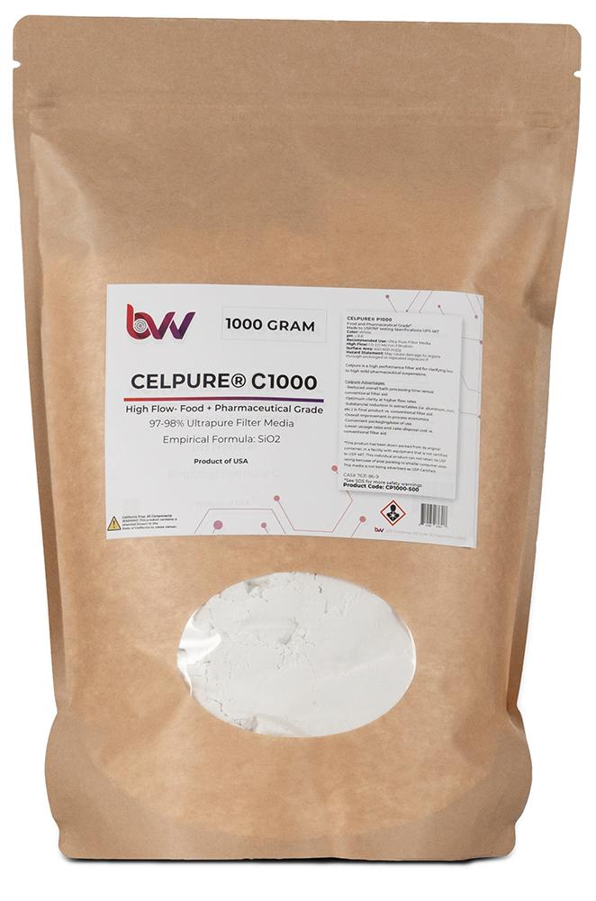 CELPURE® C1000 meets USP/NF & GMP testing specifications New Products BVV 1000 Grams