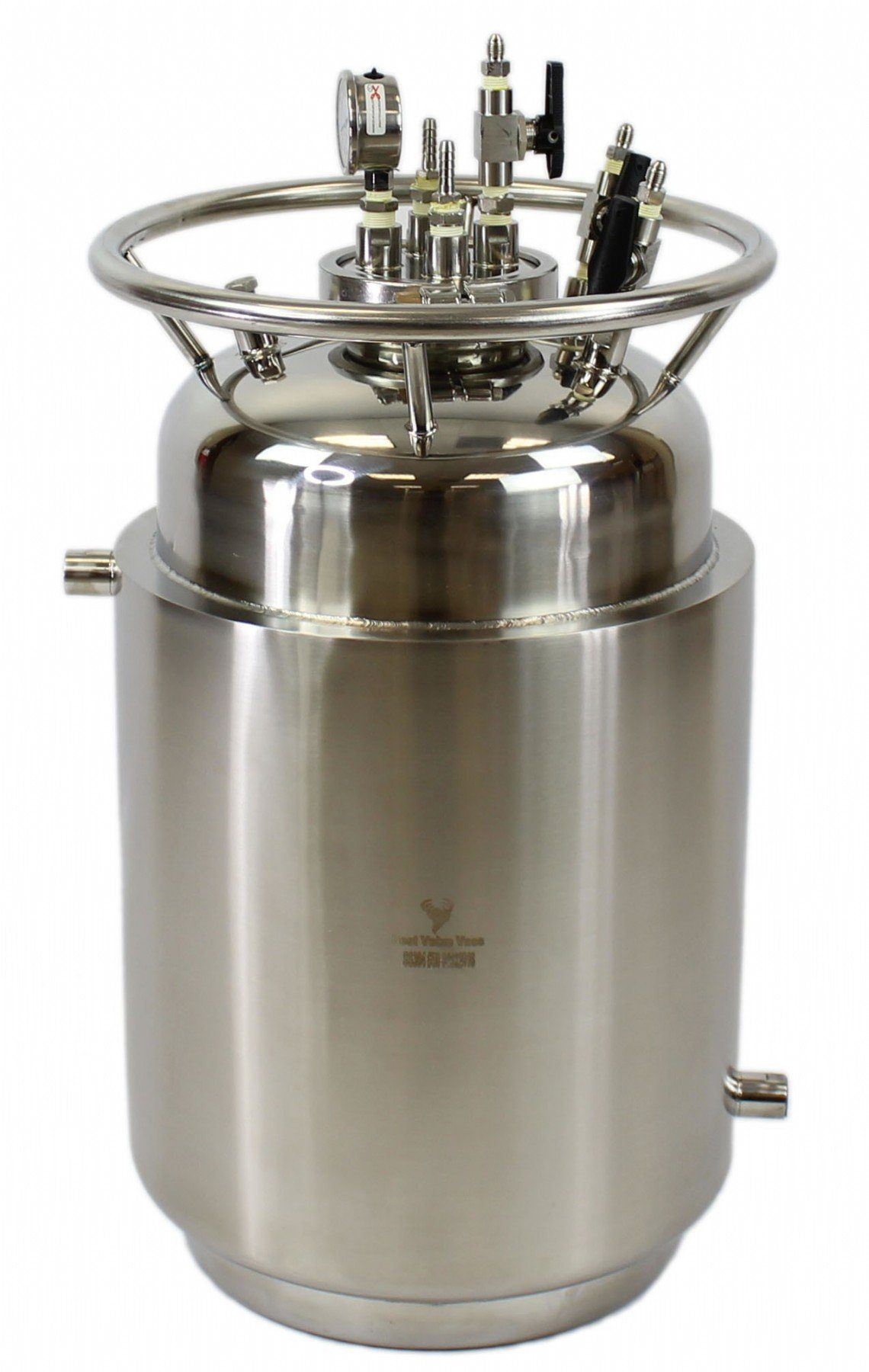 Jacketed Stainless Steel LP Tank with Internal Condensing Coil and Dip Tube Shop All Categories BVV 50# - Bare Tank