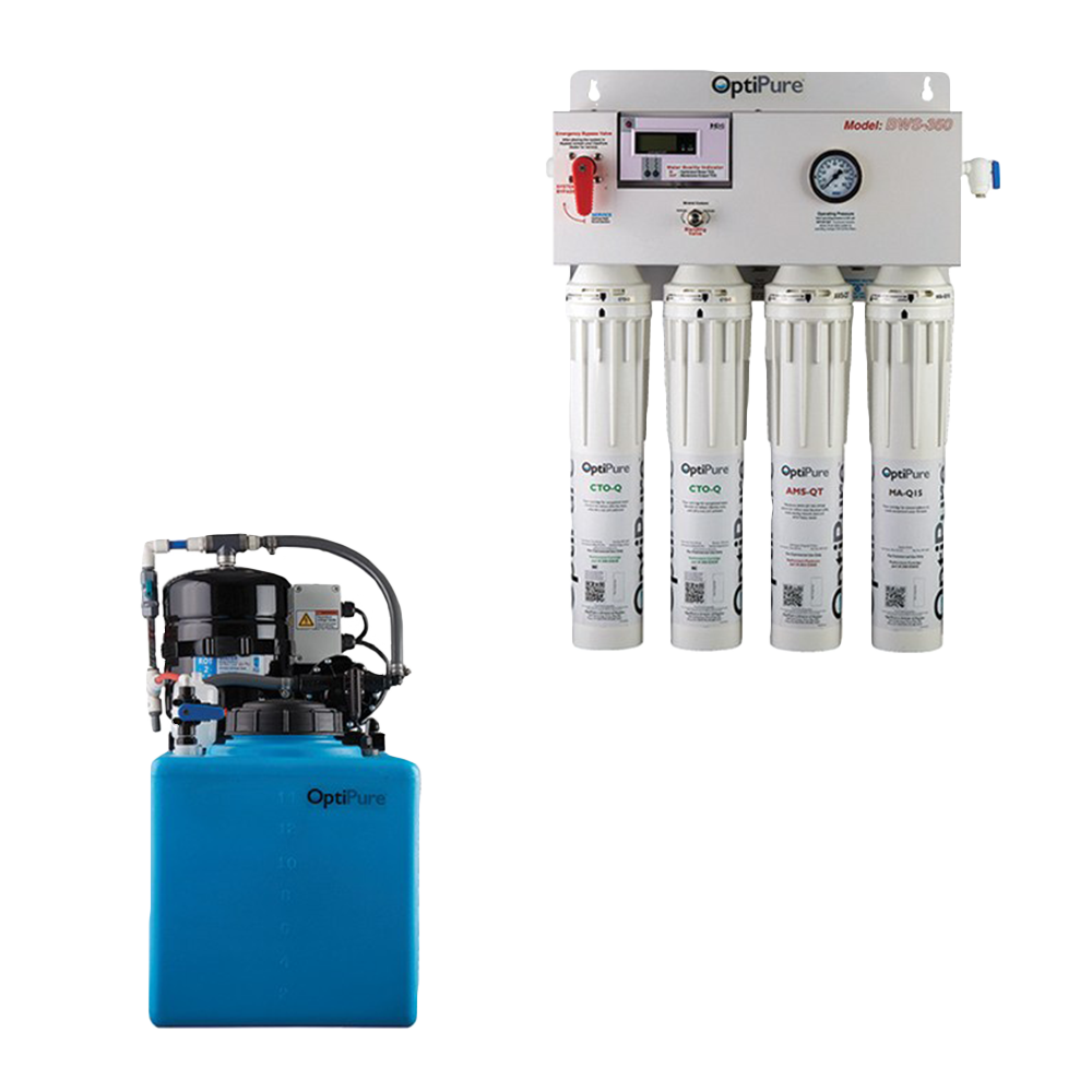 OptiPure BWS350 Reverse Osmosis System with St ank 16 gallon png