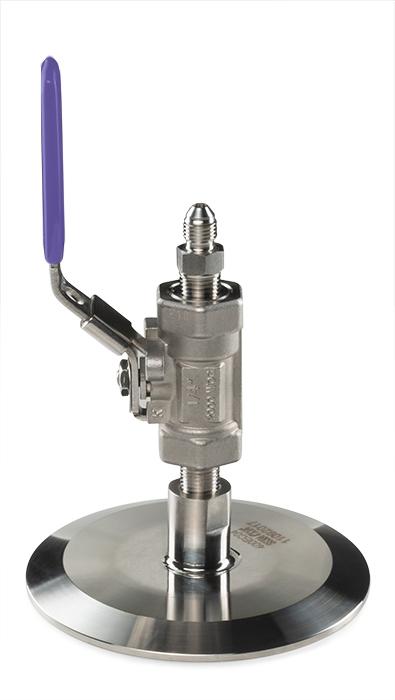 Tri-Clamp Build-A-Lid with BVV 316SS Full Bore Valves Shop All Categories BVV 1.5-inch None None
