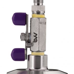 Tri-Clamp Topcap with Valve and 1/4" 37 Degree JIC Flare Shop All Categories BVV 1.5-inch