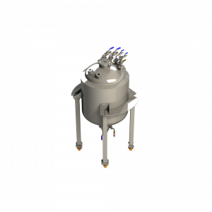 Open Source Steel Evaporator Vessel – 200lb