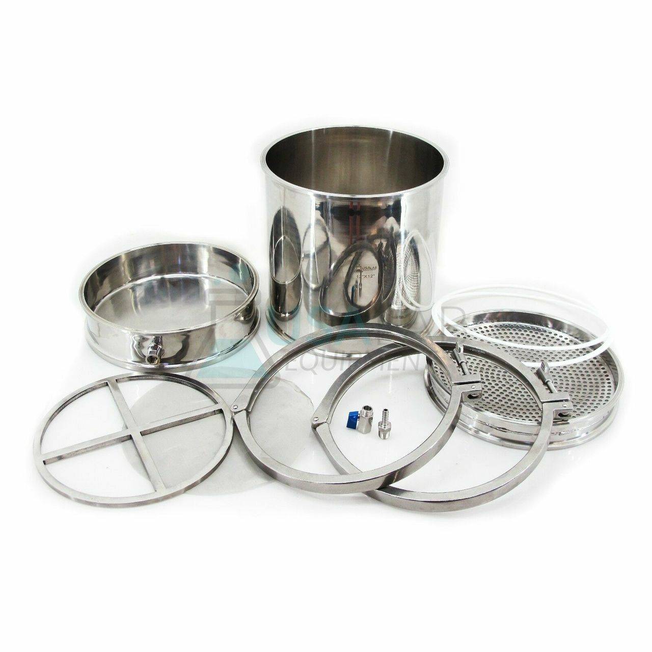 USA Lab Stainless Steel 12" in. Buchner Funnel SS 304 - Image 4