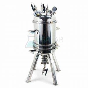 12″ Buchner Funnel With Lid For Top Pressure – SS304 – 90PSI