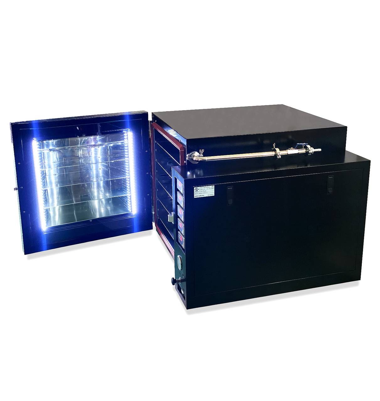 USA Lab UL 9.0 CuFt Vacuum Drying Oven 150°C w/ UVP-21 21CFM Vacuum Pump 110V - Image 4