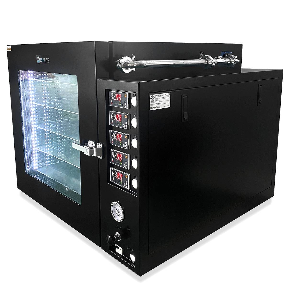 USA Lab UL 9.0 CuFt Vacuum Drying Oven 150°C w/ UVP-21 21CFM Vacuum Pump 110V - Image 3