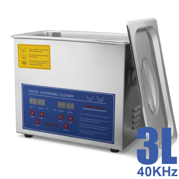 Hardware Factory Store Inc - Commercial Grade Ultrasonic Cleaners - 3L