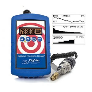 DigiVac BPG Bullseye Precision Gauge, Portable Hands-Free Micron Meter