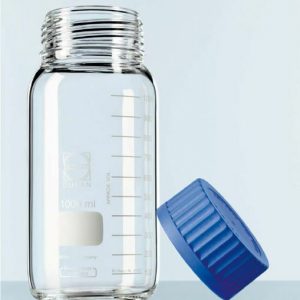 Laboratory Glass Bottles with PP Screw Cap, GL 80, 1 L