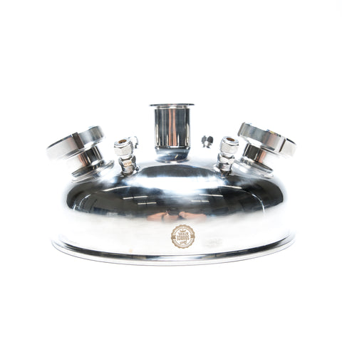 Rounded Compression Lid W/ Sight Windows