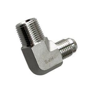 JIC Male to NPT Male Pipe 90 ° Elbow Stainless Steel 304