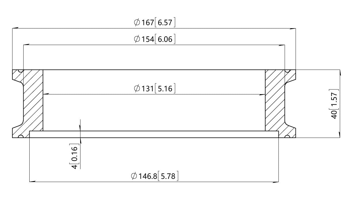 SS304 6'' Filter Plate Holder
