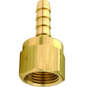3/8” SAE to 3/8” Barb Brass Adapter