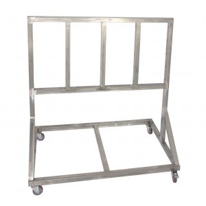 Mounting Rack 3 Ft dept 5 Ft wide 5Ft High with 2 inch Stainless Steel Tube SS304 and 4” Caster