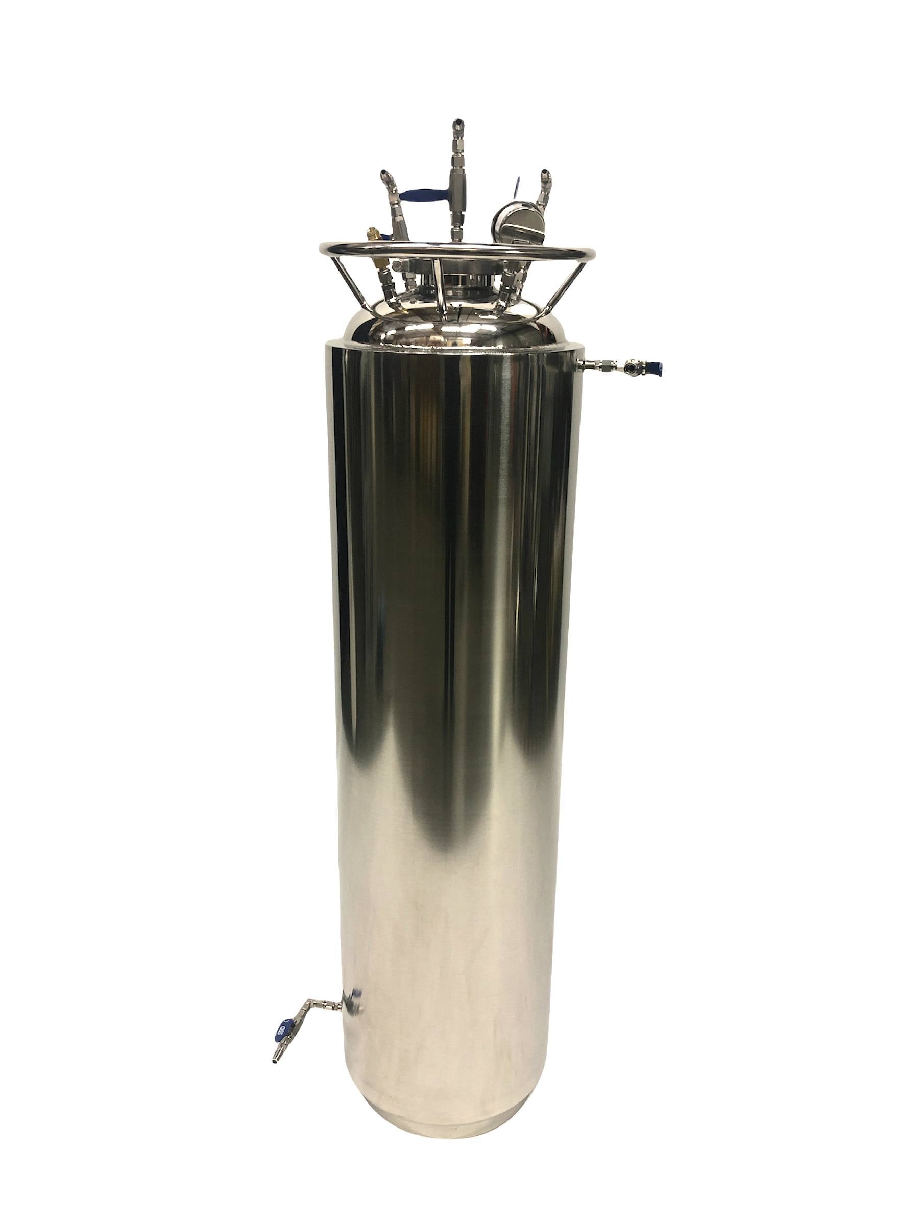 Open Source Steel Jacketed Solvent Tank - 100lb - Image 3