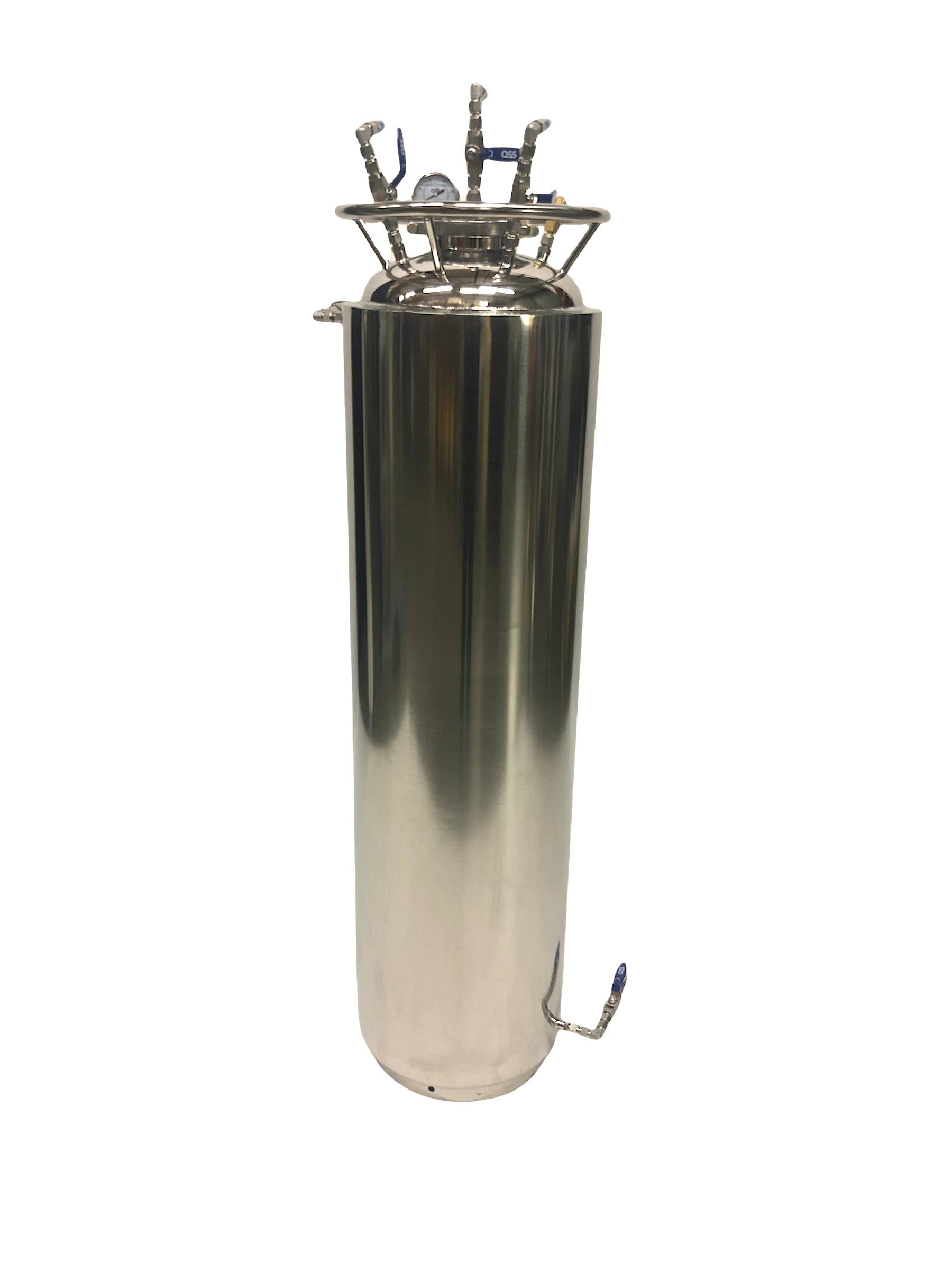 Open Source Steel Jacketed Solvent Tank - 100lb
