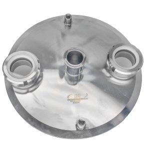 10” Extractor Lid Flat with 2 sigh Glass