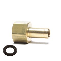 Brass 3/8" MNPT x 3/8" Compression Tube Stub Tapeless Adapter