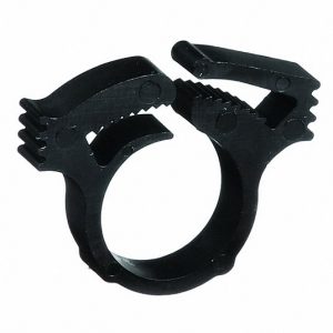 Open Source Steel Nylon Hose Clamp, Max O.D. 0.875in.