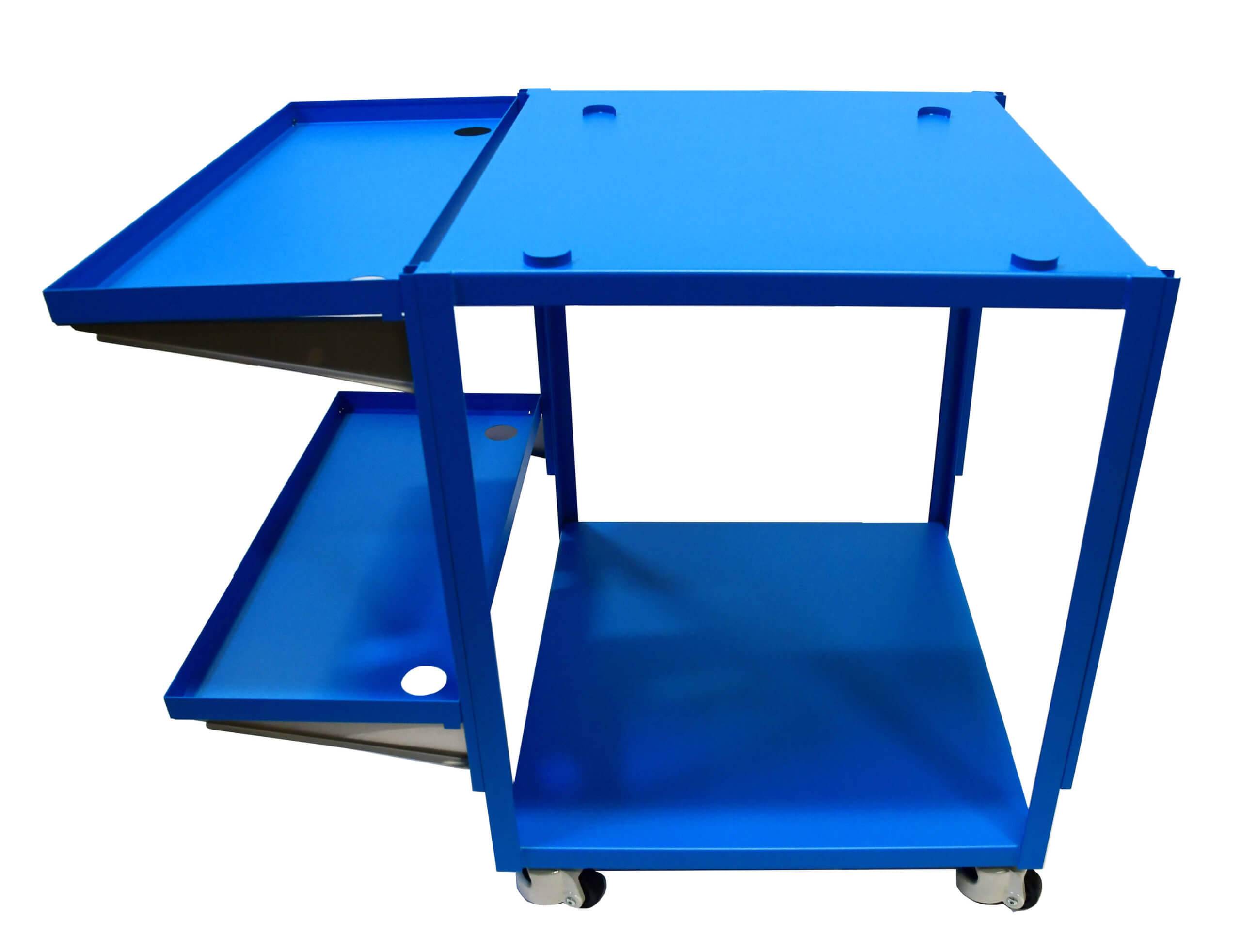 Mobile Stand, CVO-5 Double, Steel, Blue