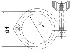 Single Pin Heavy Duty Clamp