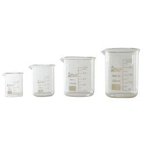 USA Lab Low Form Beaker Borosilicate 3.3 25ML , 50ML, 100ML, 250ML, 500ML, 1L, 2L, 5L, 10L