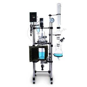 USA Lab 10L Single Jacketed Glass Reactor (Optional ETL Certification to UL and CSA Standards)