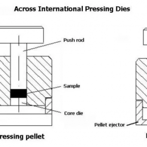 8mm Diameter ID Hardened Steel Dry Pressing Die Set