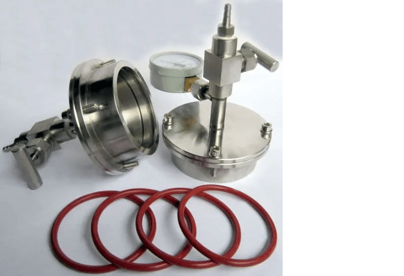 Stainless Steel Vacuum Sealing Flange Kit for 25-150mm OD Tubes - Image 4