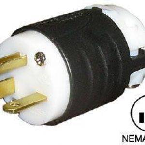 NEMA 6-20P 250 Volt 20 Amp 3-Prong Stright Blade Plug