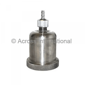 80ml Stainless Steel Vacuum Grinding Jar w/ Lid (Item# MVSS.80)
