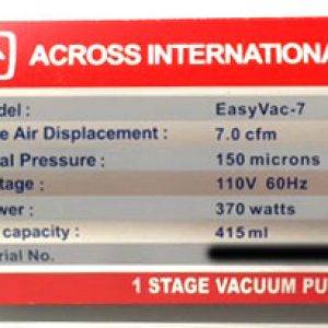 Ai EasyVac 7 cfm Vacuum Pump with Oil Mist Filter 110V Refurb