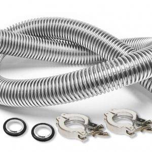 Ai KF25 2M Flexible SST Bellow with Clamps & Centering Rings