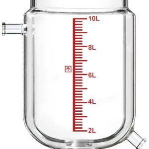 Single-Jacketed 10L Reactor Vessel for Ai R10 Glass Reactors