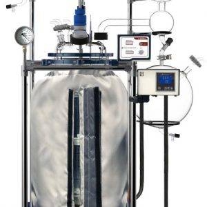 Ai 100L Non-Jacketed Glass Reactor with 200?C Heating Jacket