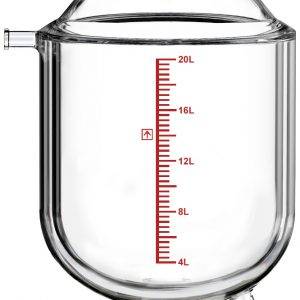 Single-Jacketed 20L Reactor Vessel for Ai R20 Glass Reactors