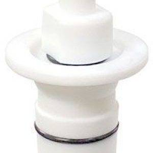PTFE 24/40 to KF25 or 3/8″ Hose Barb Adapter w/ Viton O-rings