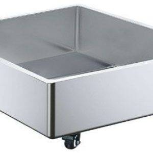 316L SST Mobile Splash Bin for Ai Glass and SST Reactors